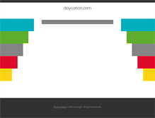 Tablet Screenshot of daycation.com